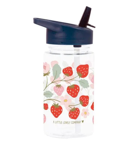 A Little Lovely Company Drinking bottle | Strawberry