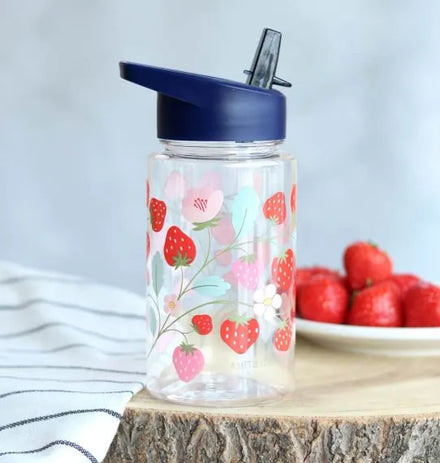 A Little Lovely Company Drinking bottle | Strawberry