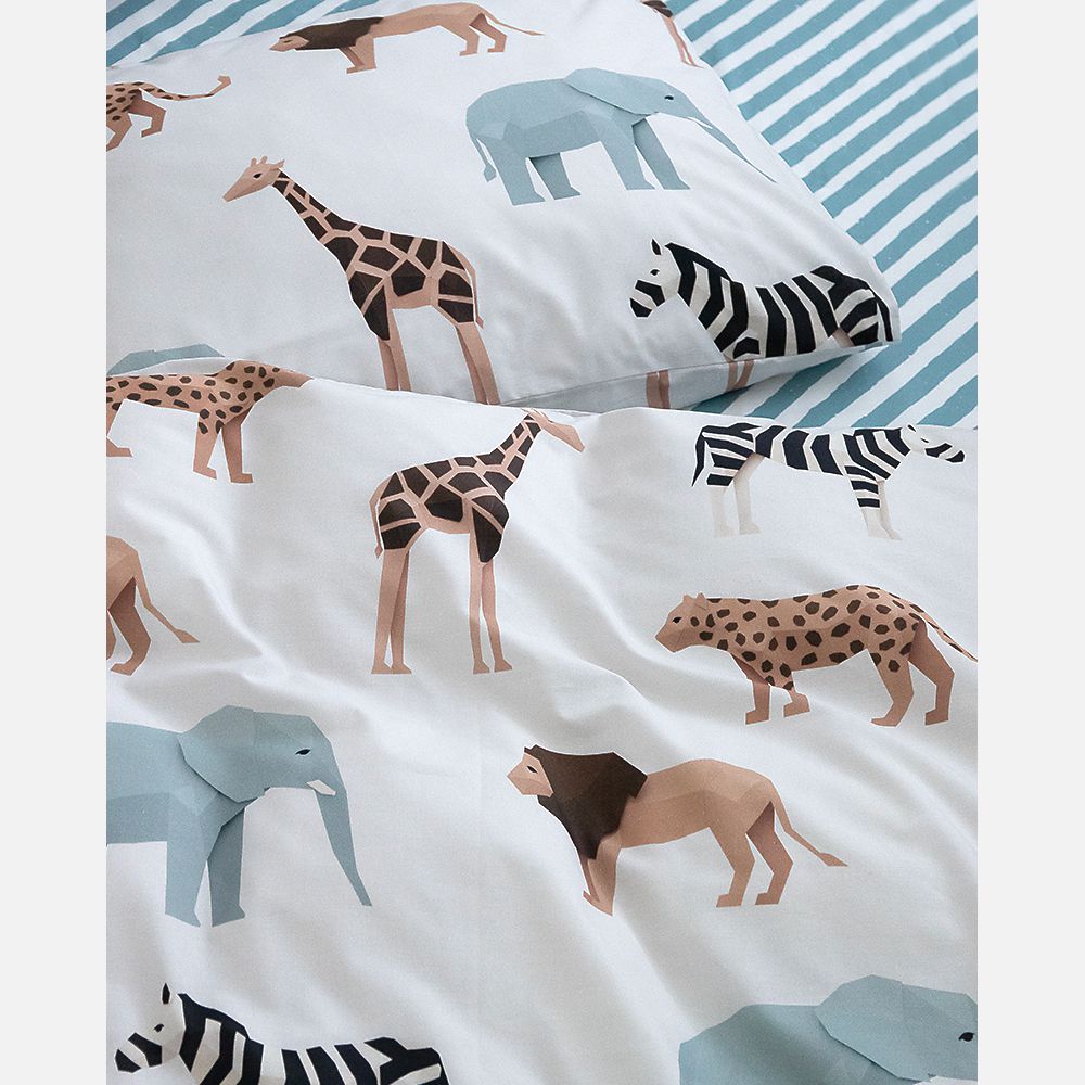 Studio Ditte Duvet Cover 120 x 150 cm With Pillowcase | Safari