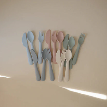 Mushie Cutlery Set | Cloud