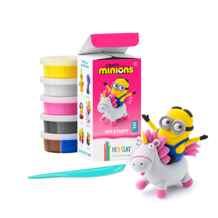 HeyClay DIY Klei Pakket Limited Edition | Minion Dave & Fluffy