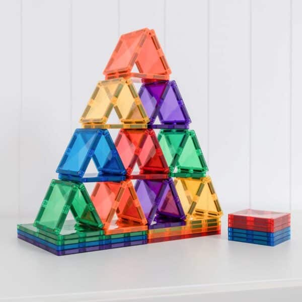 Connetix Tiles Rainbow Square Pack EU | 42 pieces
