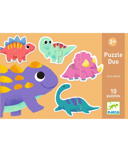 Djeco Puzzle Duo | Duo Dinos