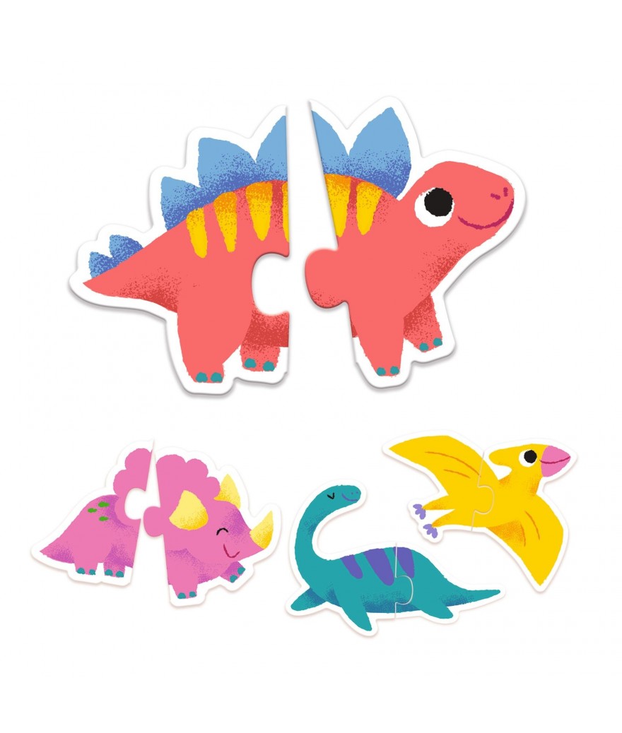 Djeco Puzzle Duo | Duo Dinos