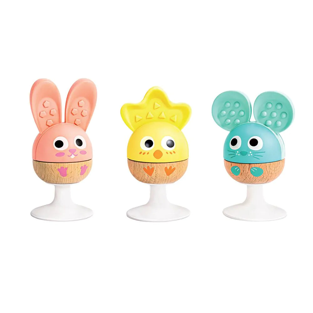 Hape Cheery Critter Rattle Threesome