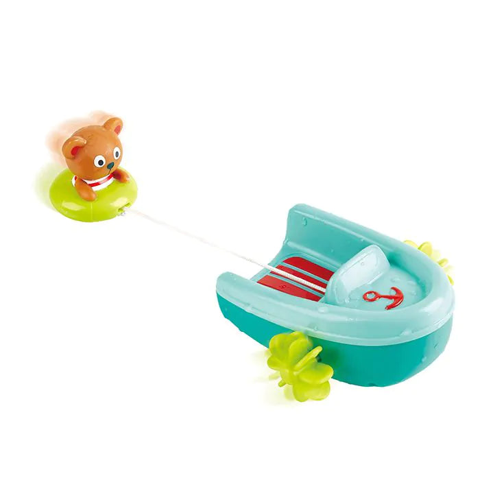 Hape Bath Toys Tubing Pull-Back Boat Tubing