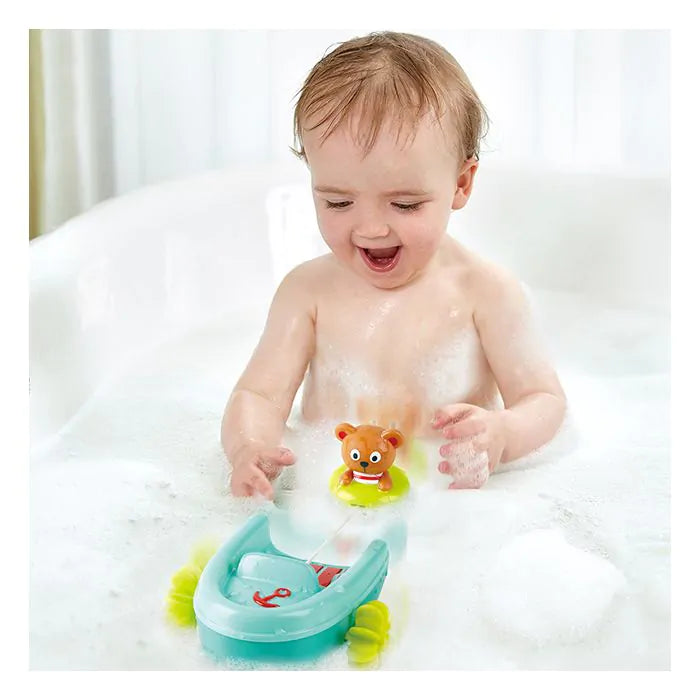 Hape Bath Toys Tubing Pull-Back Boat Tubing