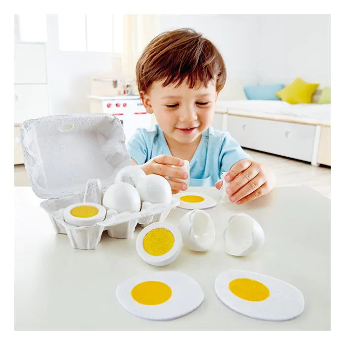 Hape Play set Carton 6 Eggs