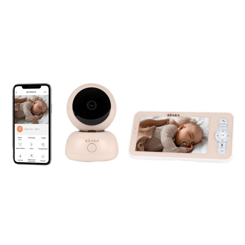 Béaba Baby Monitor Video Zen Premium 2 | Clay - no plug