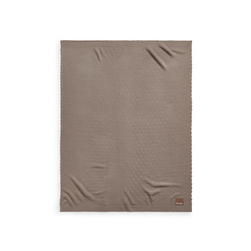 Elodie Details Pointelle Blanket 75x100cm | Tender Taupe