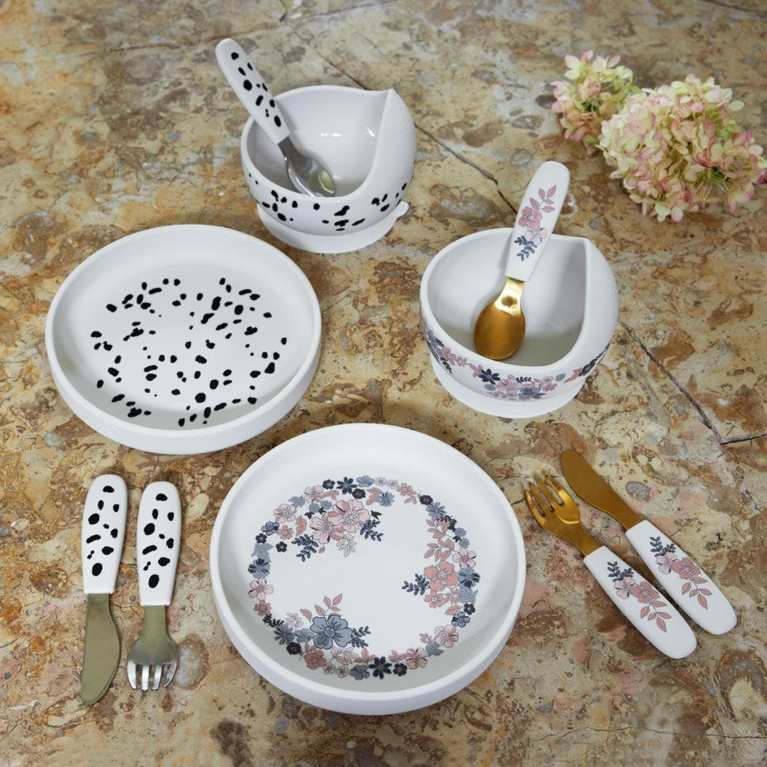 Elodie Details Sticky Dining Set | Dalmation Dots