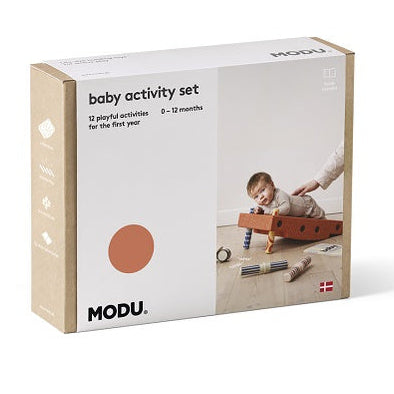 MODU Baby Activity Set | Burnt Orange / Dusty Green
