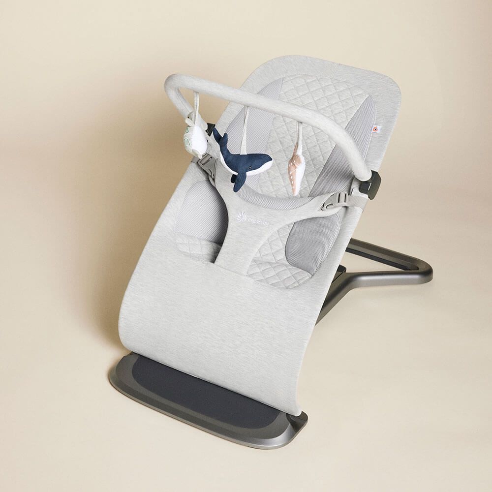 Ergobaby Evolve Play Arch for Bouncer | Ocean Wonders Light Grey