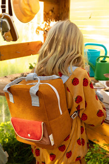 Sticky Lemon Backpack Small | Farmhouse Corduroy Homemade Honey