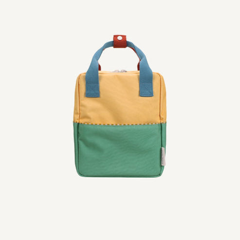 Sticky Lemon Backpack Small | Sandy Yellow + Aquatic Green