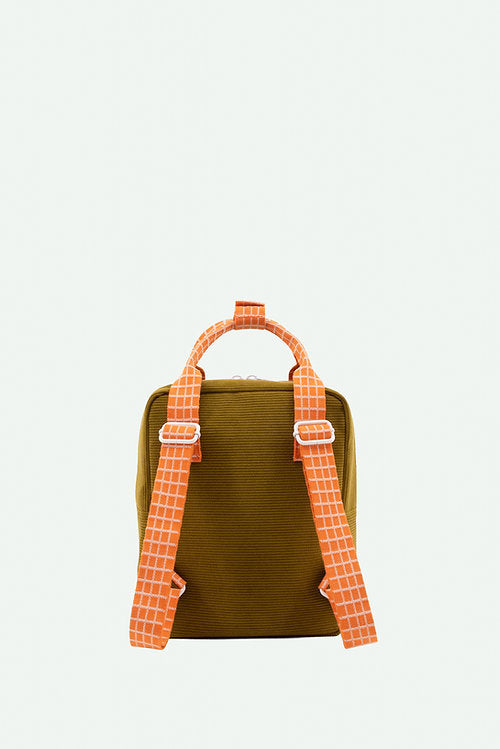 Sticky Lemon Backpack Small | Farmhouse Corduroy Soil Green