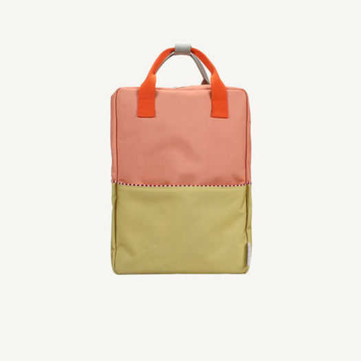 Sticky Lemon Backpack Large | Coral Pink /Reed Green