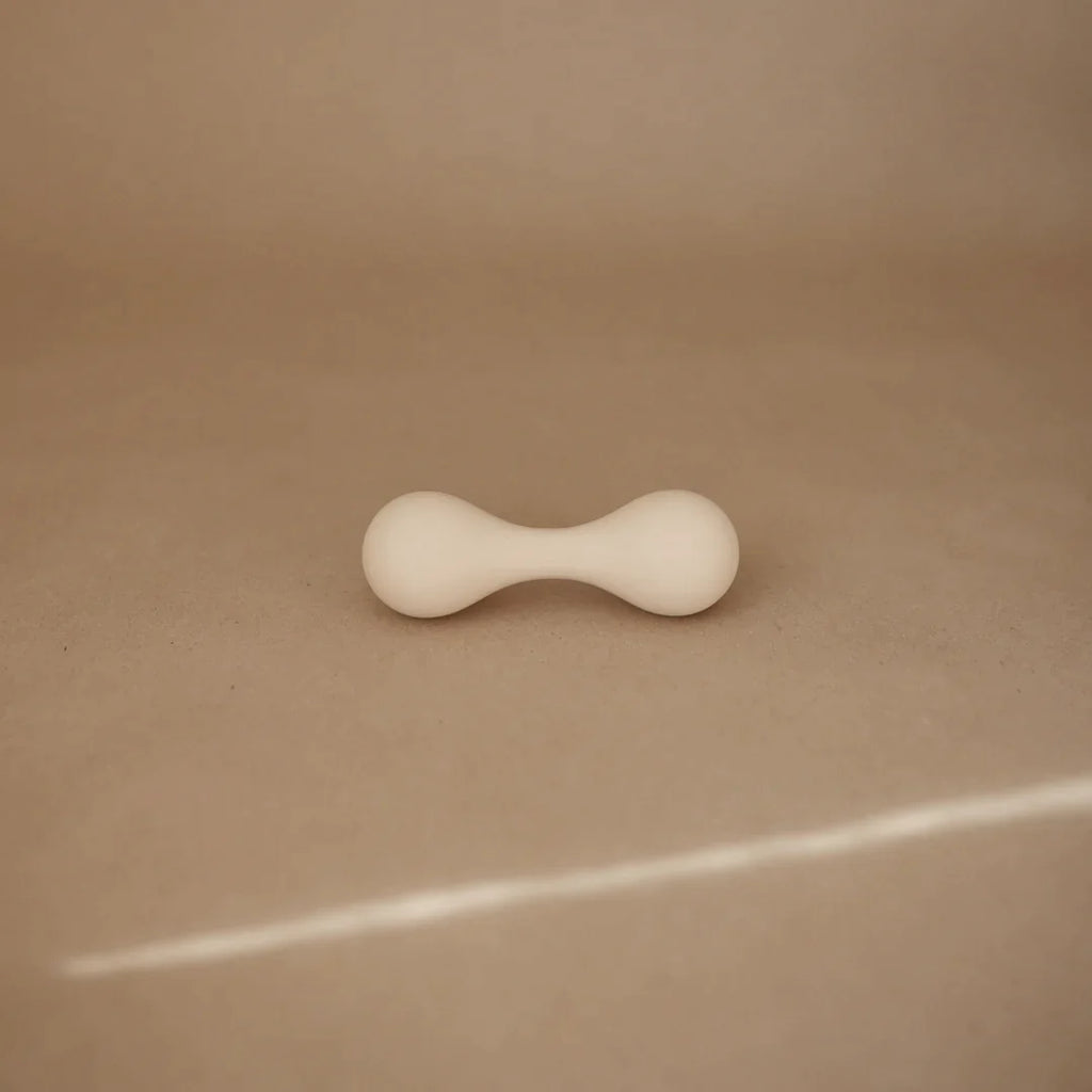 Mushie Silicone Baby Rattle Toy Rattle | Shifting Sand