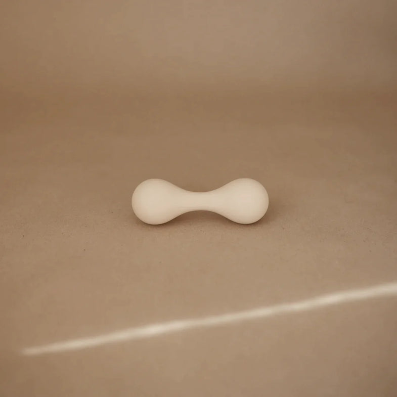 Mushie Silicone Baby Rattle Toy Rattle | Shifting Sand
