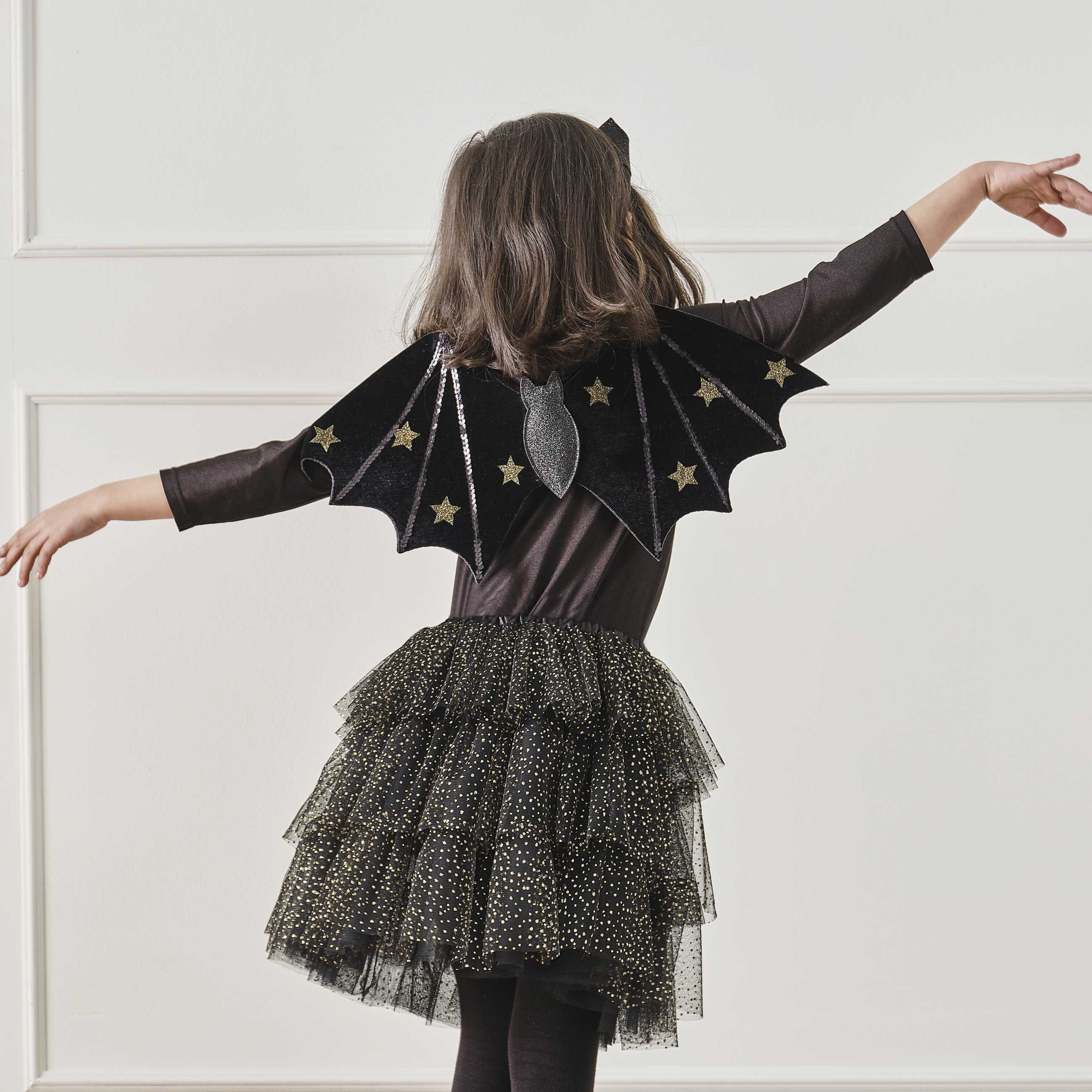 Ginger Ray Halloween Rok Tutu the Little Rays 3-5 years | Gold and Black