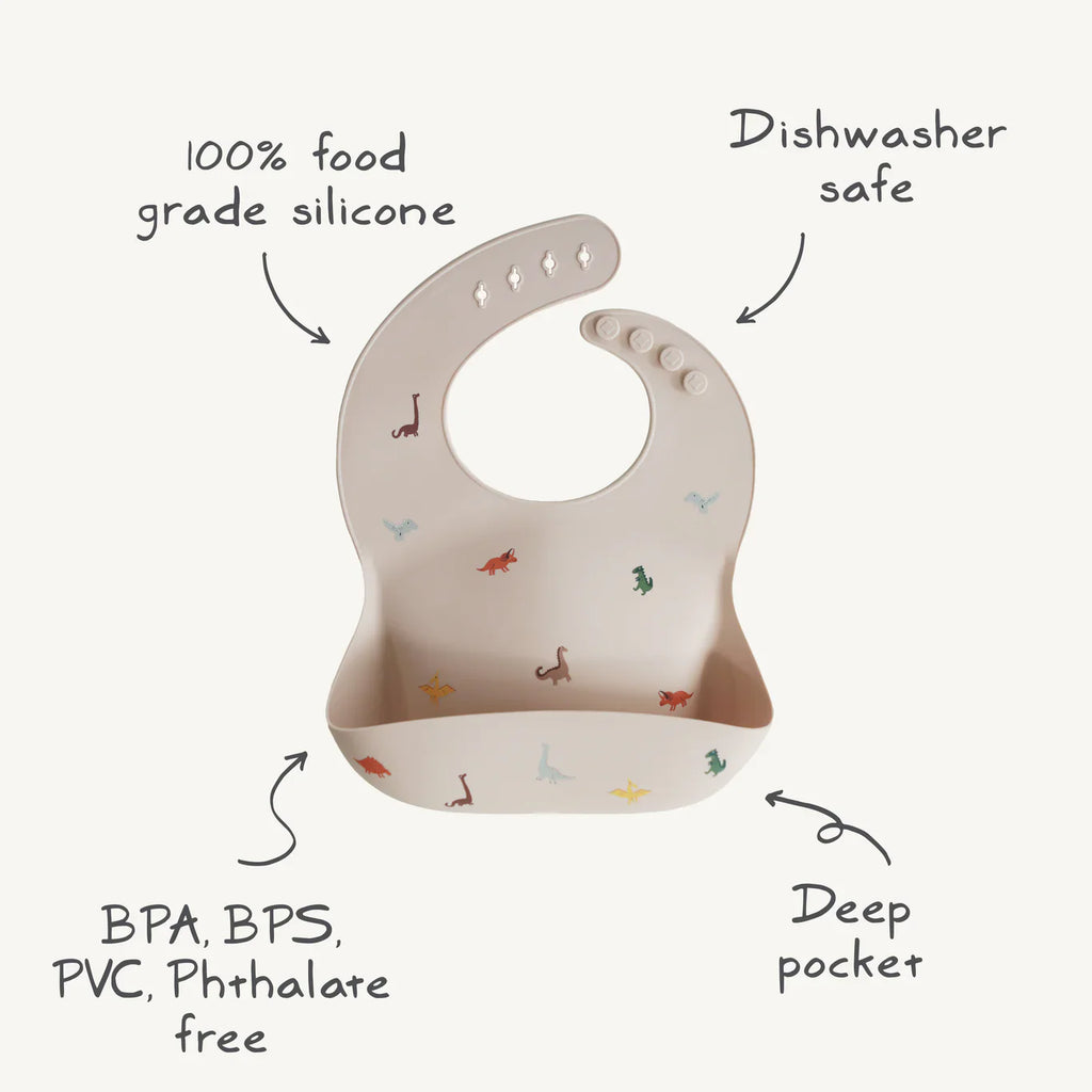 Mushie Bibs Silicone Bib | Bees