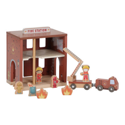 Little Dutch Wooden Fire Station