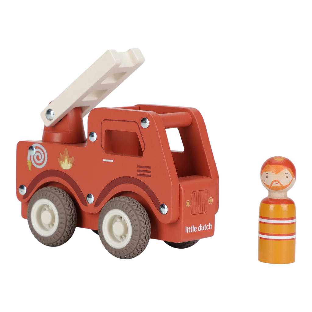 Little Dutch Wooden Fire Truck