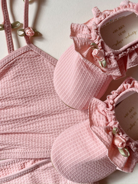 Konges Sløjd Merle Frill Swimming Shoes | Powder Pink