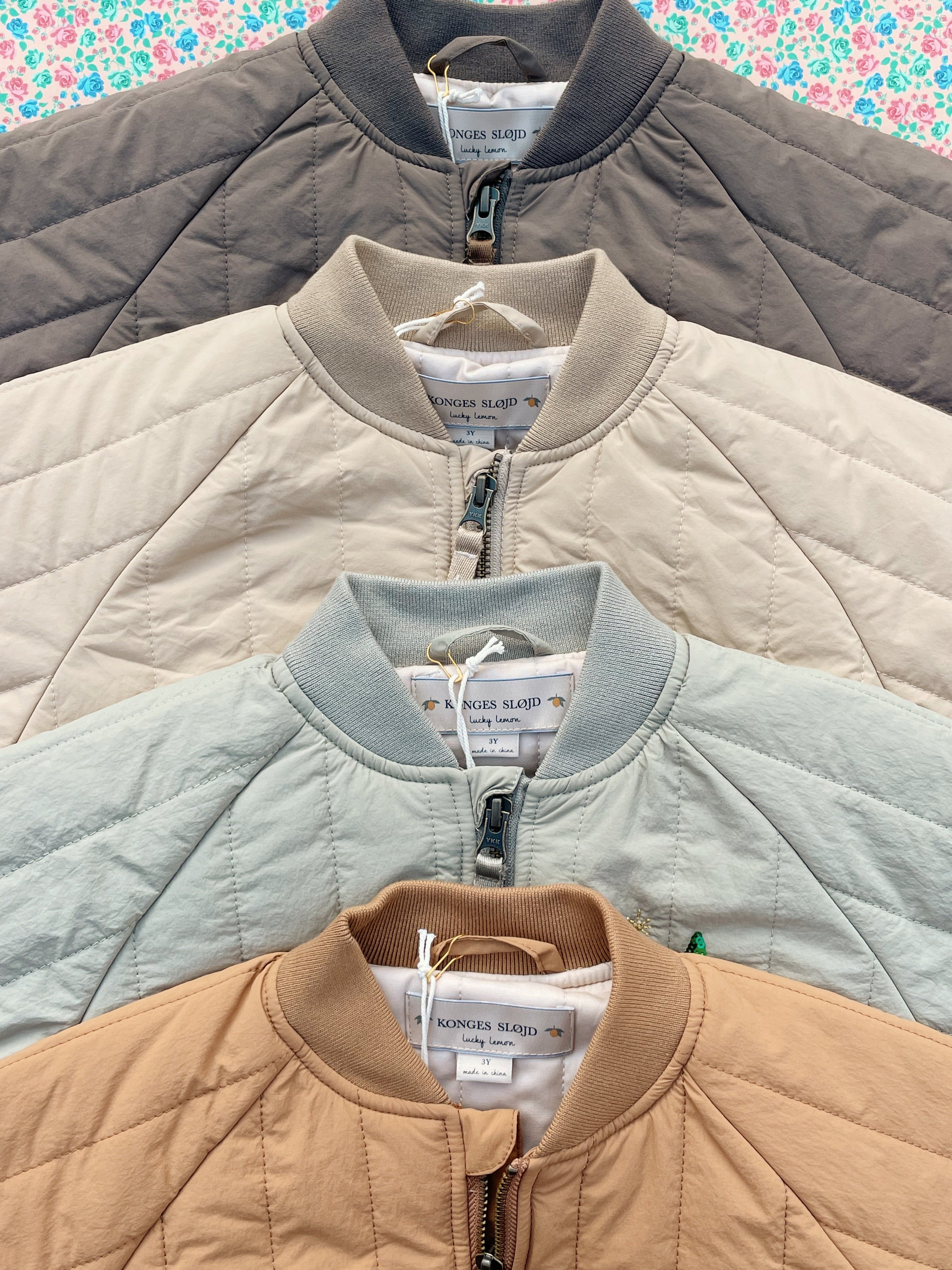 Konges Sløjd Juno Sequin Bomber Winter Jacket | Tobacco Brown