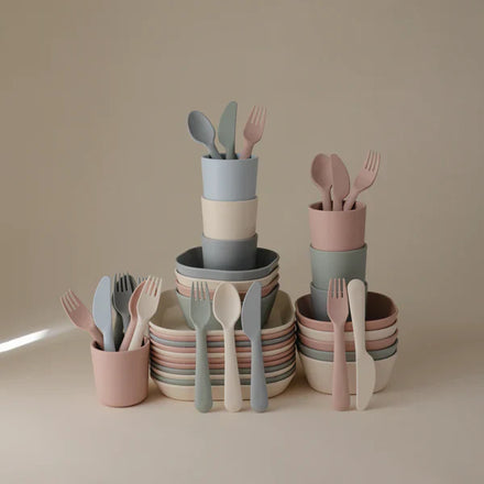 Mushie Cutlery Set | Powder Blue