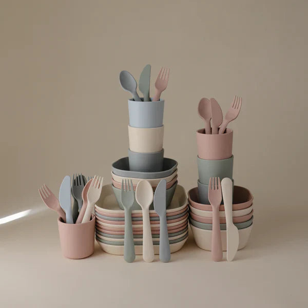 Mushie Cutlery Set | Powder Blue