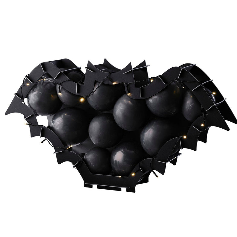 Ginger Ray bats mosaic stand with balloons & lights