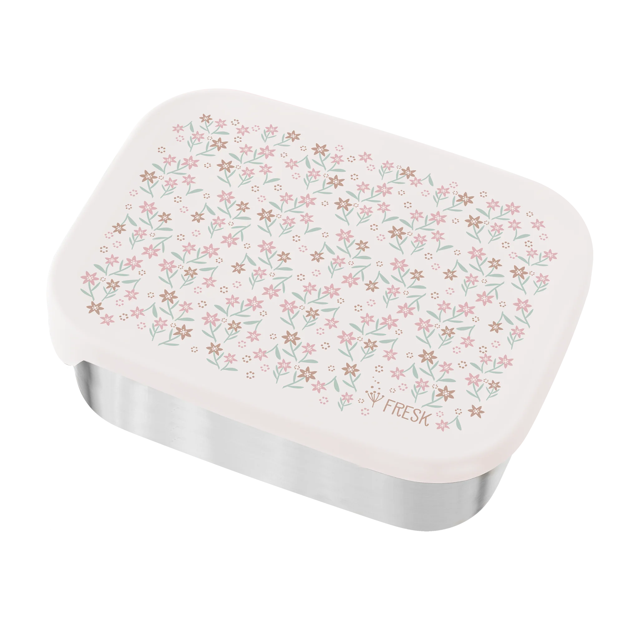 Fresk Lunch Box with Divider | Garden Flowers