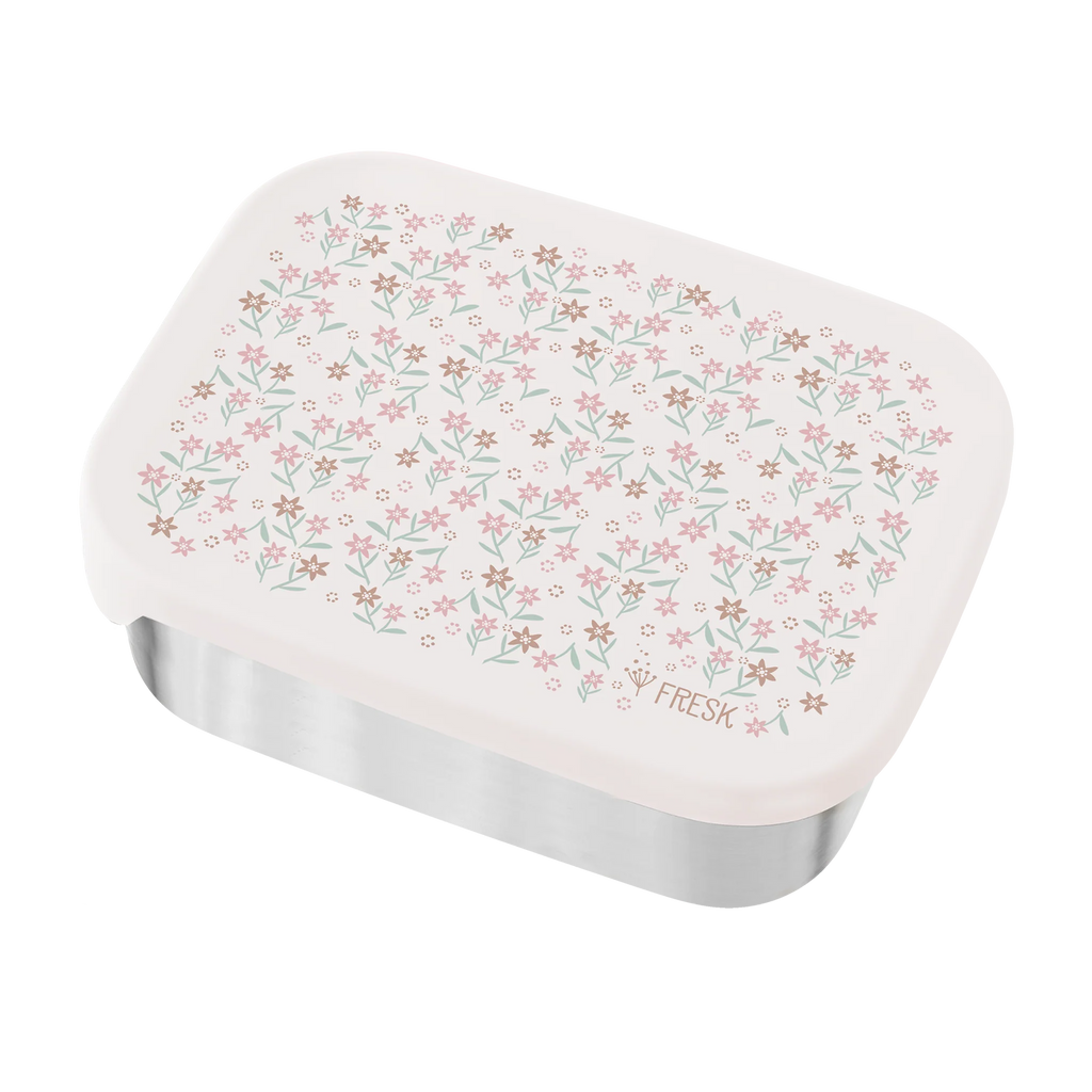 Fresk Lunch Box with Divider | Garden Flowers