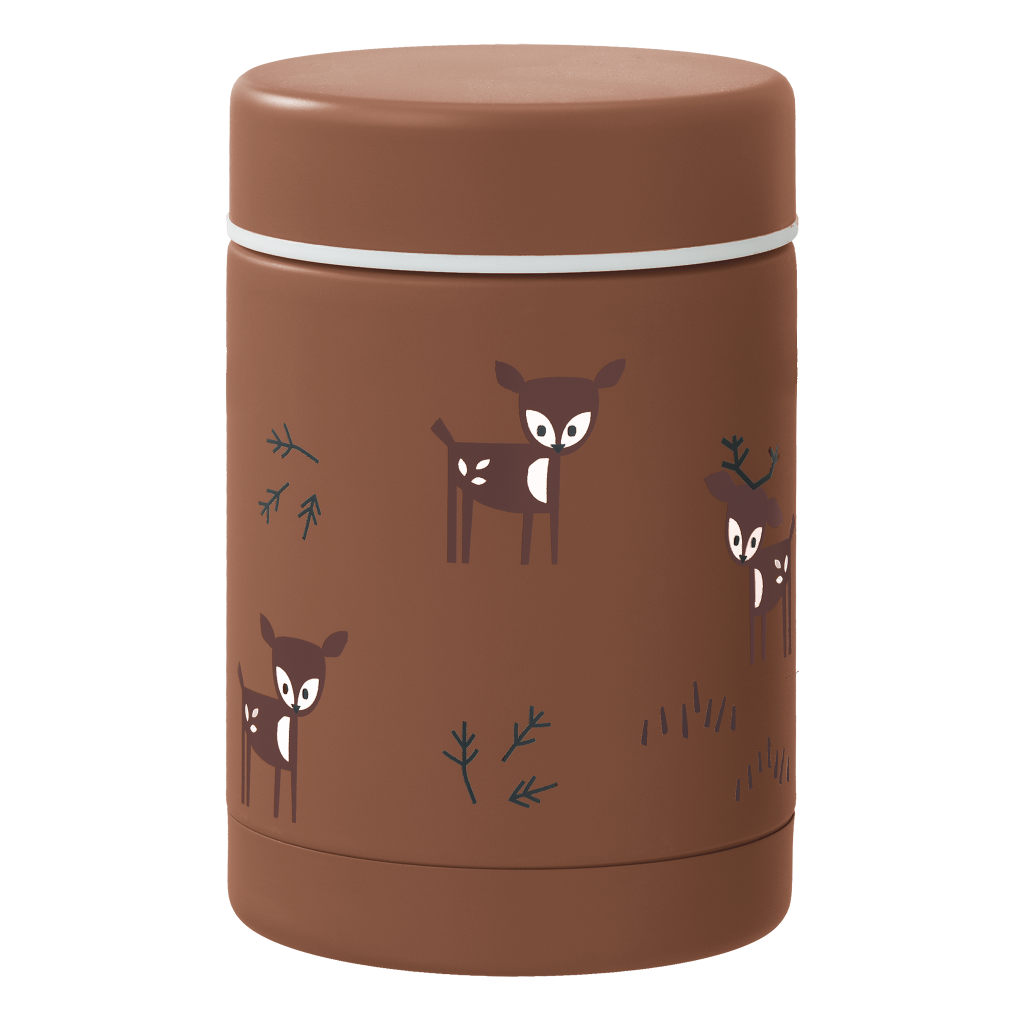 Fresk Thermal Food Jar 300ml | Deer Amber Brown