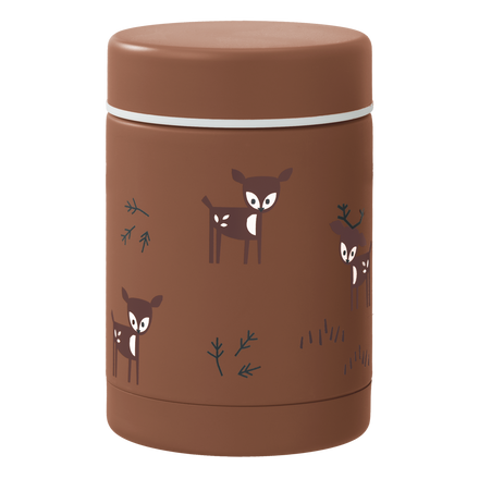 Fresk Thermal Food Jar 300ml | Deer Amber Brown