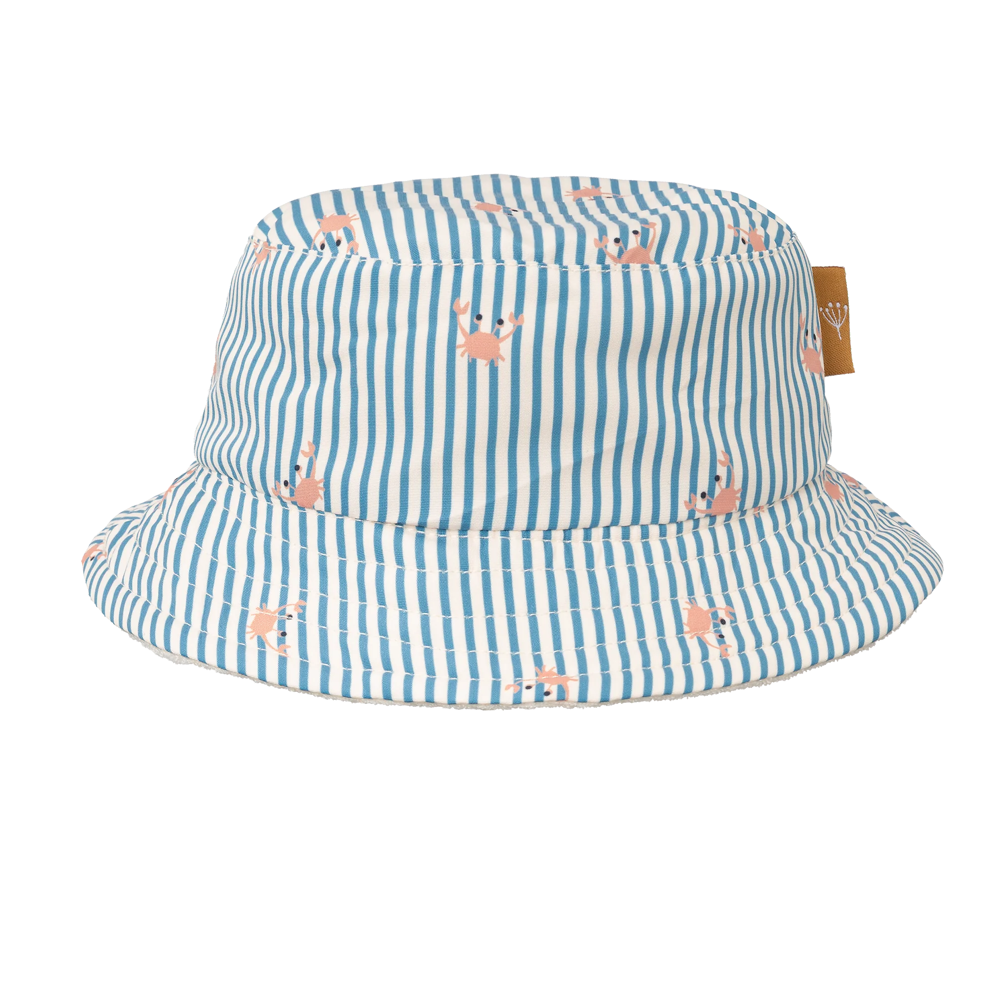 Fresk UV Sun Hat Bucket | Stripes & Crabs