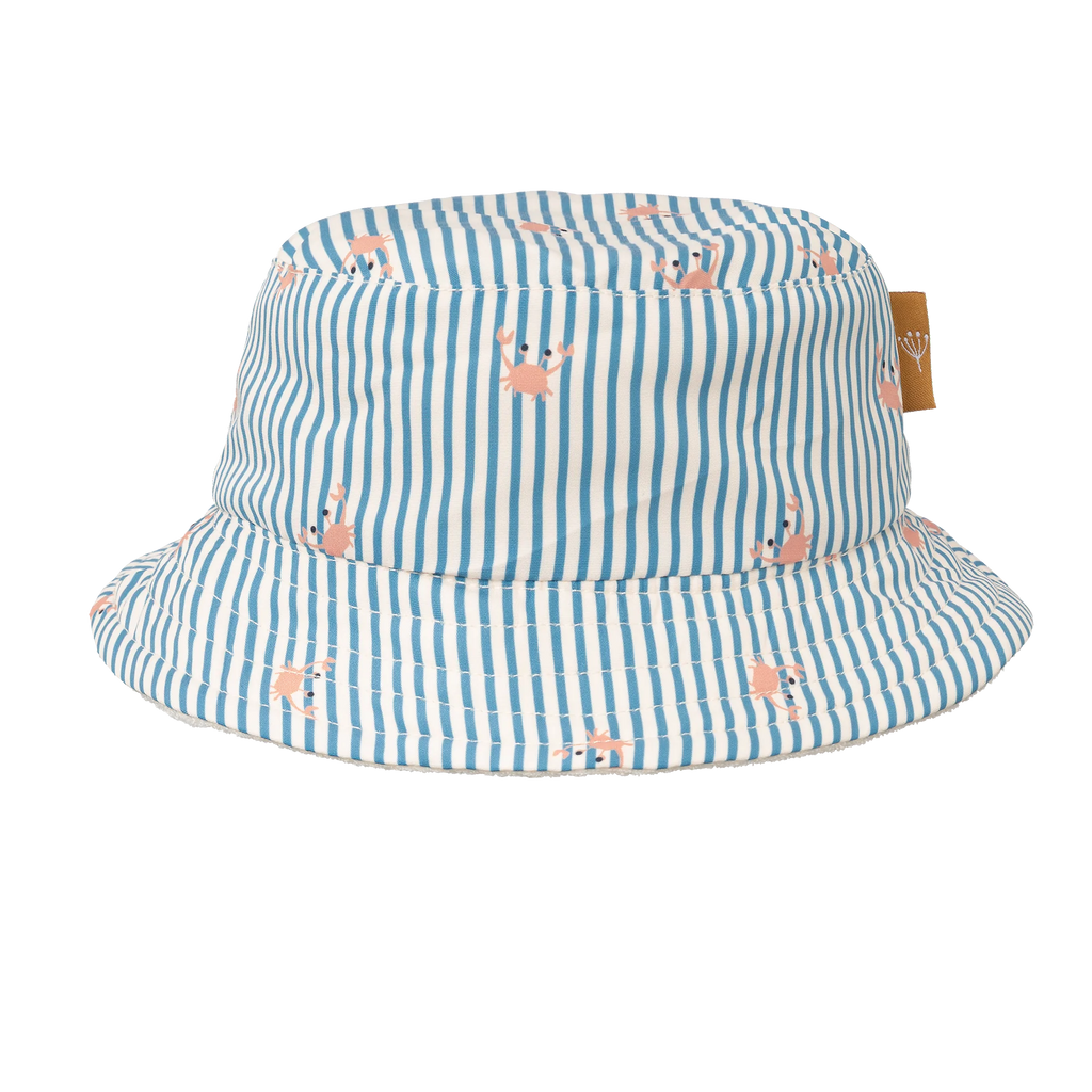 Fresk UV Sun Hat Bucket | Stripes & Crabs