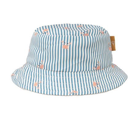 Fresk UV Sun Hat Bucket | Stripes & Crabs