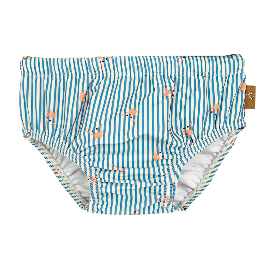 Fresk UV Swim Diaper | Stripes & Crabs