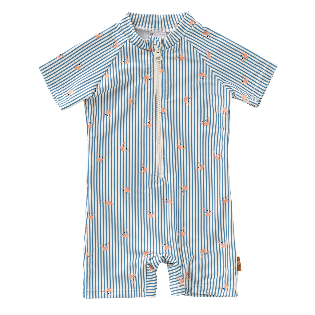 Fresk UV Swimsuit | Stripes & Crabs