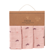 Fresk Set 3 Hydrophilic Washcloths | Seahorse