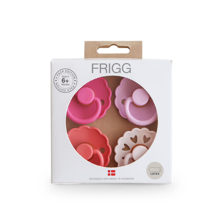 Frigg 4-Pack Latex Rosy Romance | Size 1