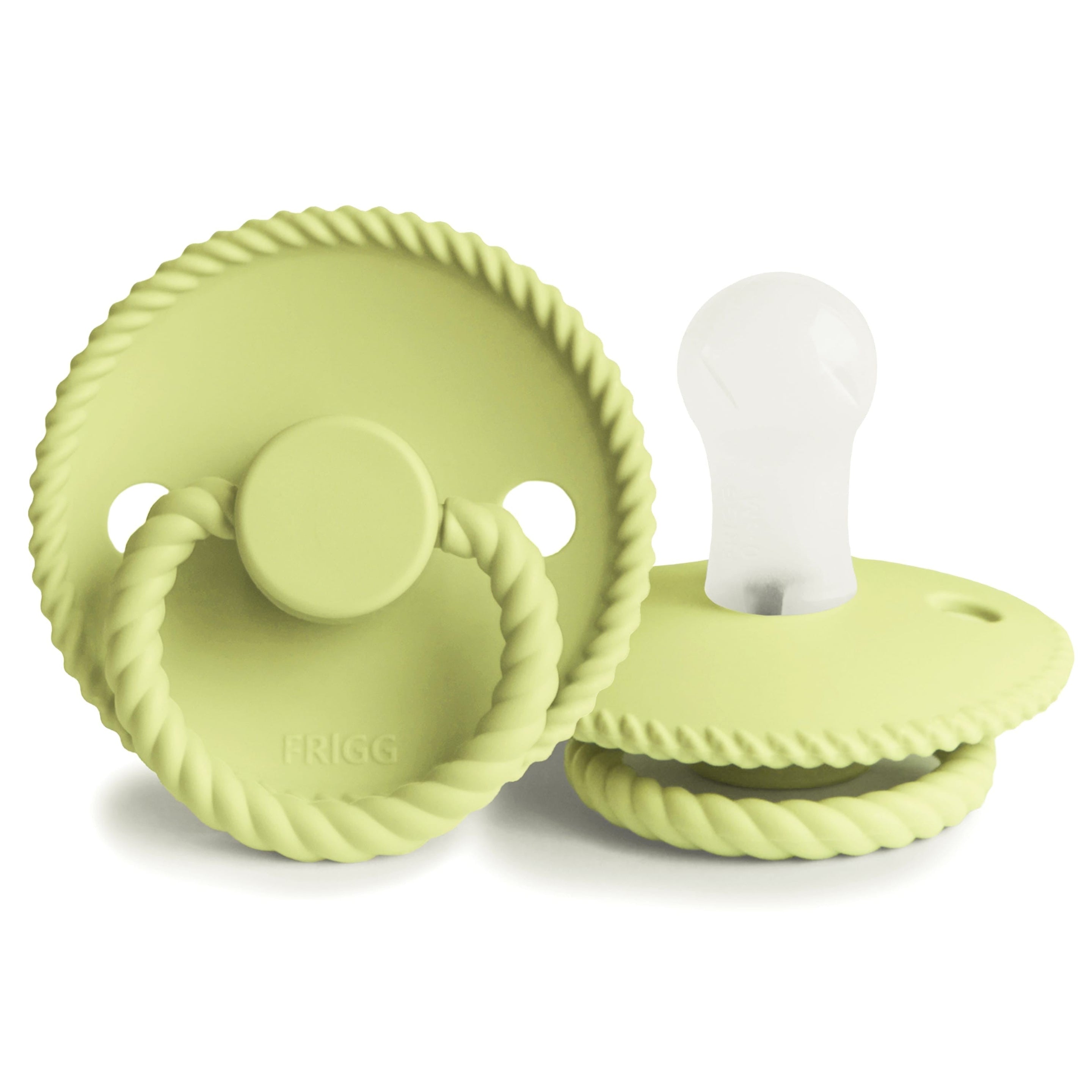 Frigg Rope Silicone Pacifier 6+M | Green Tea