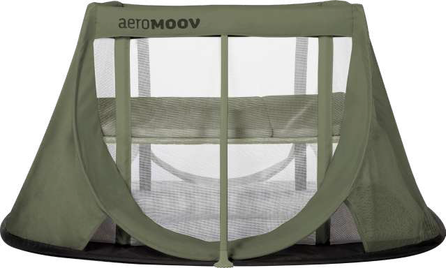 AeroMoov Instant Travel Cot | Green Moss