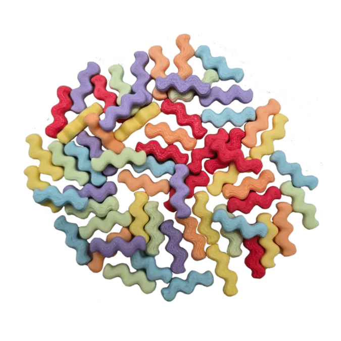 Grennn Mini Waves 60 pieces Pastel