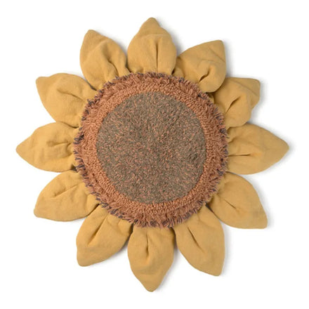 Lorena Canals Pouffe 90 | Sunflower Floor Cushion Sunflower, Farm
