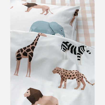 Studio Ditte Duvet Cover 120 x 150 cm With Pillowcase | Safari