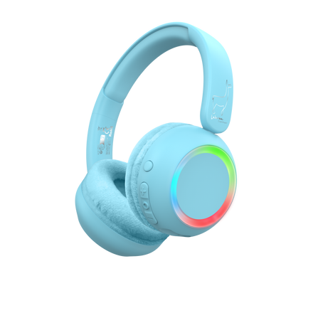 Lalarma Wireless Headphones With Light | Blue