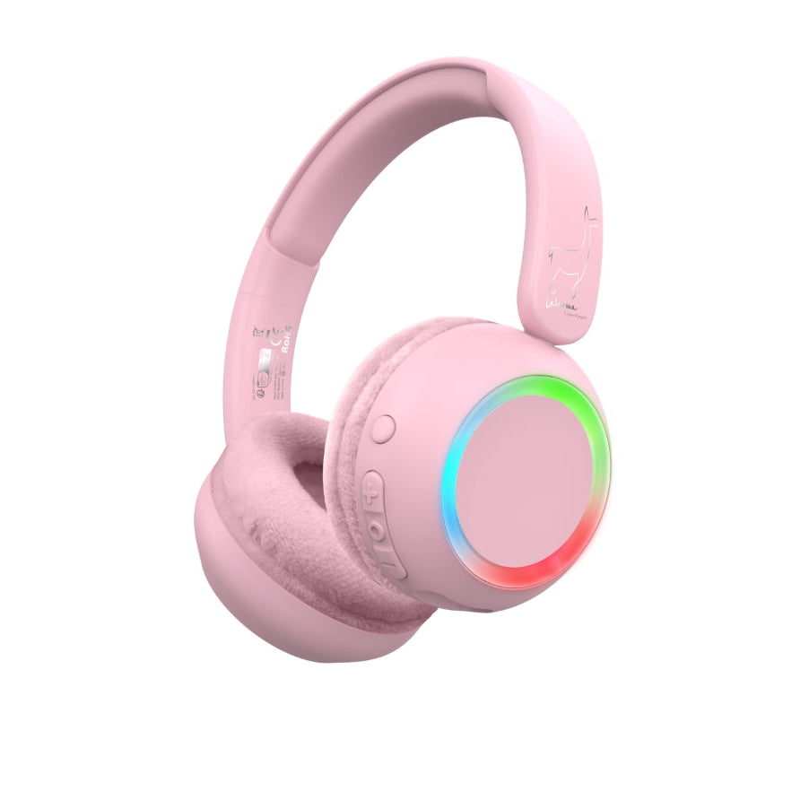 Lalarma Wireless Headphones With Light | Rose